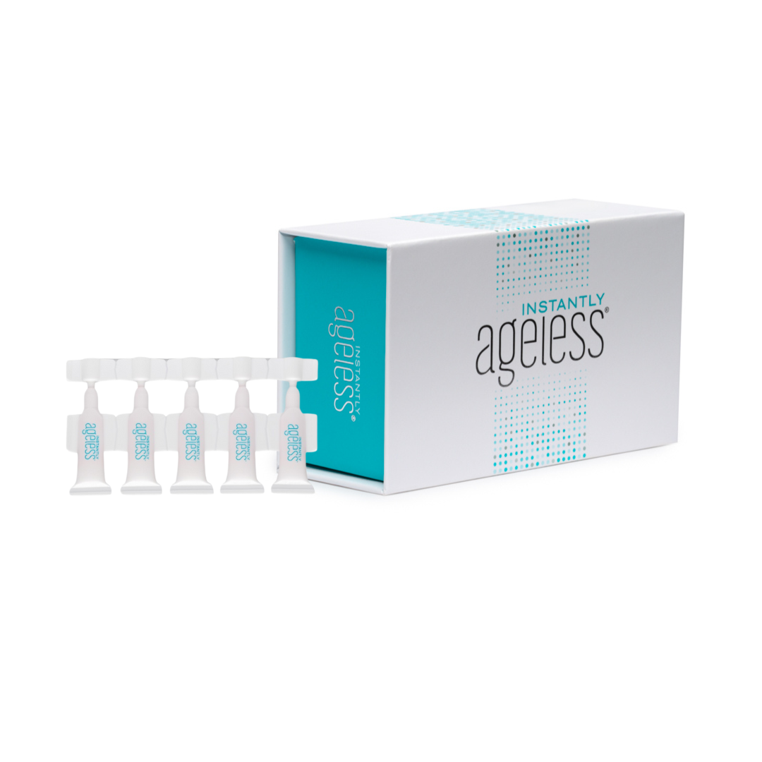 Instantly Ageless Facelift in a Box with 25 vials for mature skin